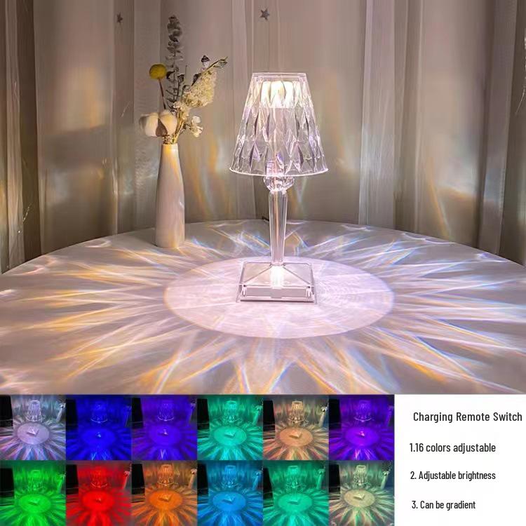 Роскошная светодиодная настольная лампа-капля - Перезаряжаемый ночник для спальни