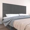 VidaXL Wall-mounted Headboard Grey 204x3x90 Cm Solid Pine Wood 824880