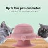 Newborn Small Animal Milk Feeders for Nursing 4 Nipples Self Feeding Bowl Multiple Pet Nursing Bowl Feeding Tool