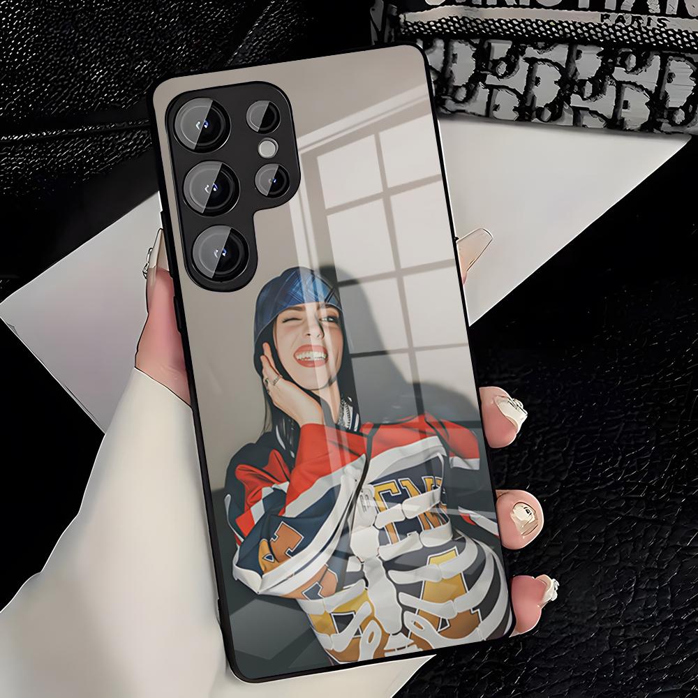 Чехол для телефона SINGER B-BILLIE для Samsung A25 A13 A33 5G A54 A36 A35 A56 A52 A14 Ударопрочная стеклянная крышка