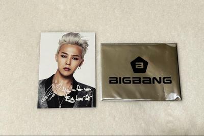 [ИСПОЛЬЗОВАННАЯ] Карточка с фотографией Джиён из BIGBANG G-DRAGON