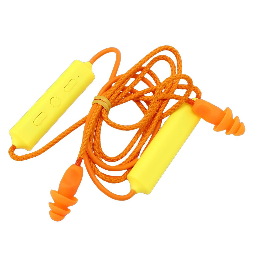 Earplug Headphone 29dB Noise Reduction IPX5 Water Proof Rechargeable Neckband Earbuds for Construction Site Workshop