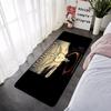Doormat Flannel Floor Mat B-Bon Jovi Indoor Foot Rug Bedside Mats Kitchen Corridor Absorbent Carpet Ideal for Balcony Decoration