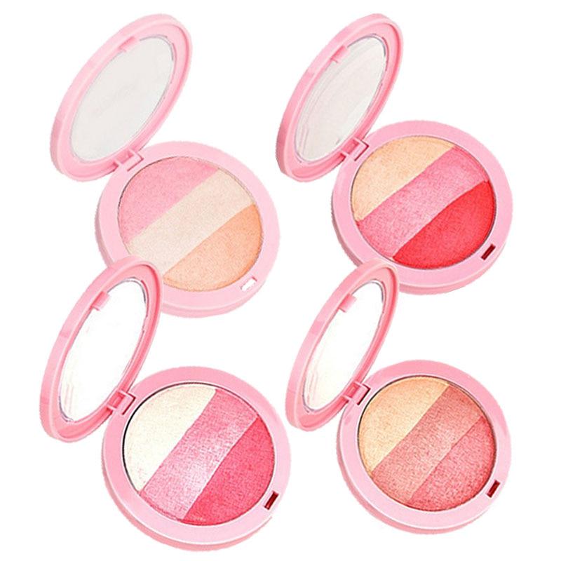 Blush Makeup Natural Baked Blusher Powder Palette Charming Cheek Makeup Face Blusher Cosmetic