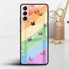 Стеклянный чехол LOVE Heart для Samsung Galaxy S22 S20 FE S21 Plus, чехол для телефона S10 5G S9 Note 20 Ultra 10 Lite Shell