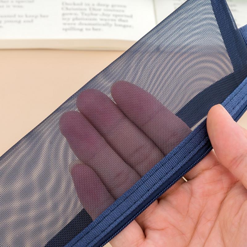 Большая емкость и многофункциональность: Набор из 5 шт. Портативные и прочные сумки из нейлоновой сетки для хранения кистей для макияжа
