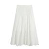 Womens Boho Chic Sleeveless Crochet Embroidery Top Midi Skirt Set 2026 Lightweight Linen Blend Outfit