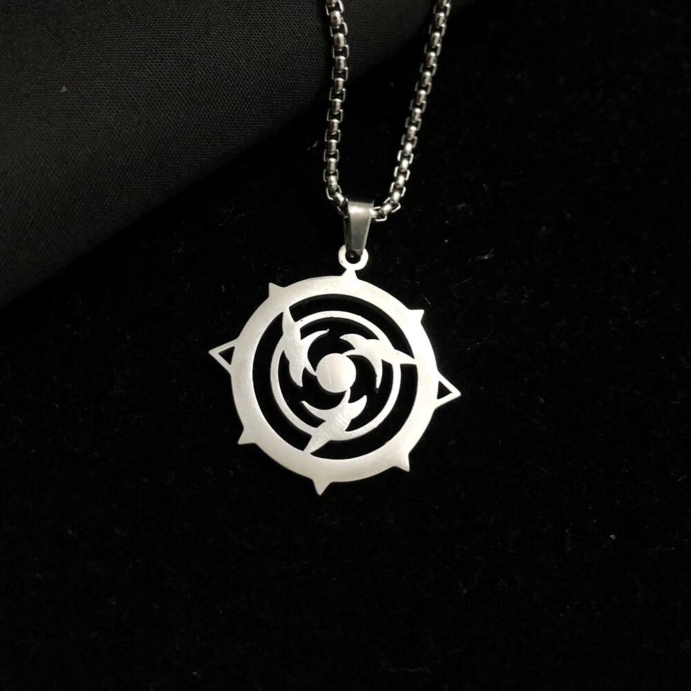 2023 ожерелье с котом Scaramouche для женщин и мужчин, титановая сталь Genshin Impact, кулон, цепочка на свитер, аниме, Cos, ювелирные изделия, подарок для пары