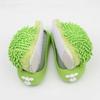 Novelty Washable Home Slippers Women's Winter Fluff Green House Slides Keep Warm Indoor Slippers Woman New Designer Furry Mules