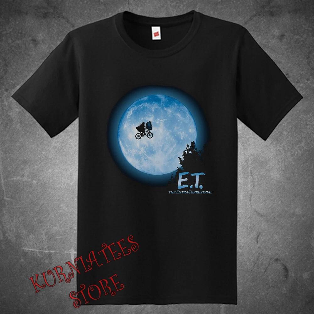 E.T. Moon Scene Movie Men's Black Size S to 5XL