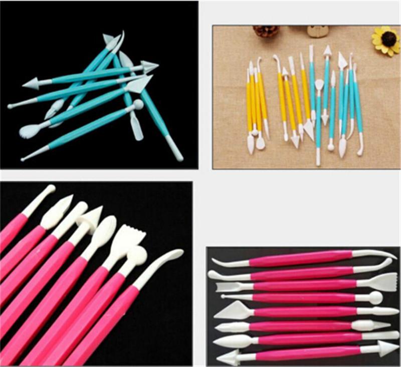 8 stk./Sæt Børns Favorit Polymer Ler Værktøj Plastik Værktøj Til Formning af Ler Legetøj