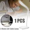 Зарядка через USB, 3 режима, светодиодная настольная лампа, гибкий сенсорный датчик, настольный светильник для чтения 