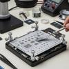 Стальная трафаретная пластина высокой твердости для пайки, изготовление печатных плат, тестовое отверстие, обработка материнской платы, ремонт плат