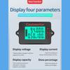 Одноэкранный кулонометр батареи 8 В - 120 В Точный амперметр для эффективного управления зарядкой