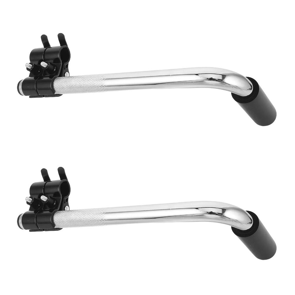 2PCS Telescopic Wheelchair Extension Handles Universal Wheelchair Accessory Hospital Use