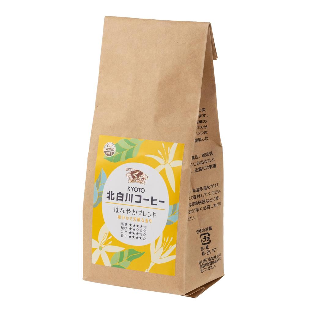 WORLD COFFEE Киото Киташиракава Кофе Ханаяка Смесь 200 г x 12 пакетиков [среднего помола]