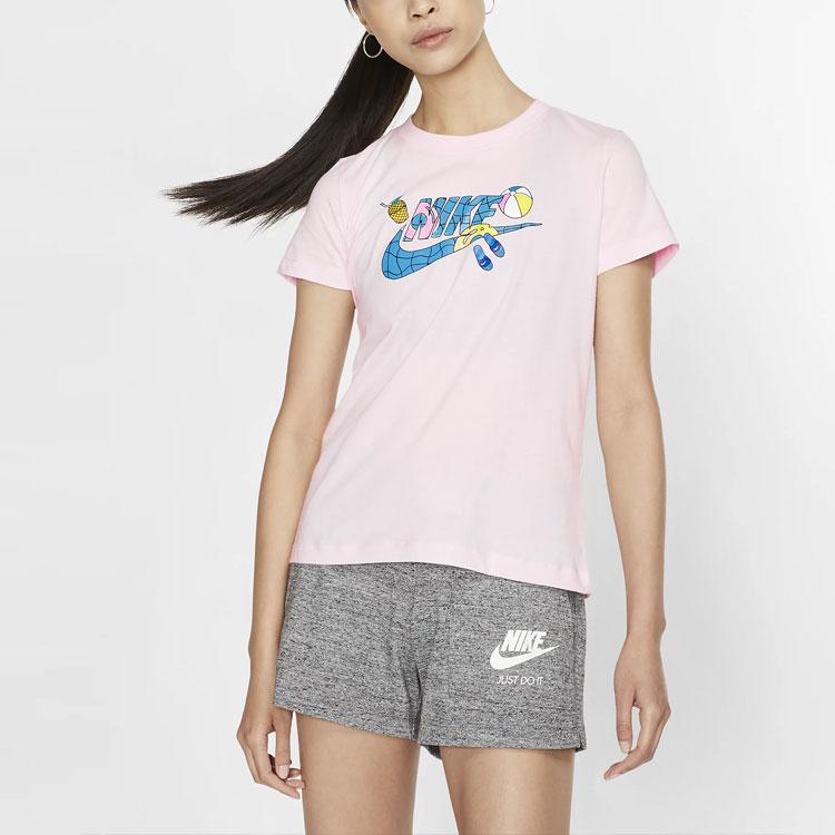 Nike Женская футболка с втачным рукавом Розовая CI1130-663