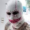 Festival Decoration Hooded Halloween Balaclava Handmade Vintage Beanie Cap Party Face Mask for Men Women
