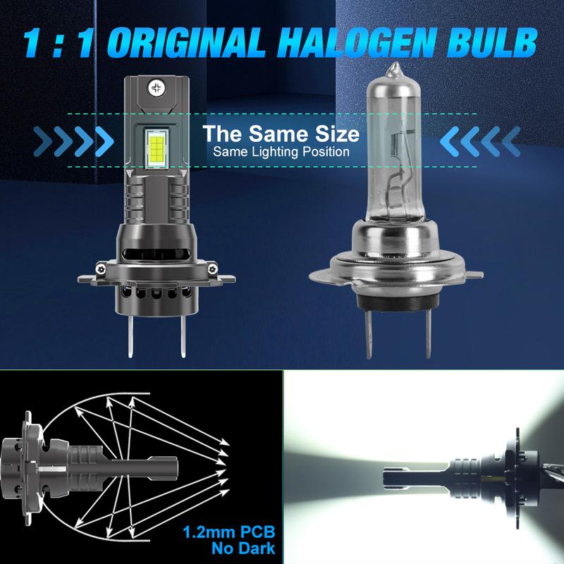 XSTORM H7 LED H1 H11 HB3 9005 HB4 9006 Car Headlight Bulbs 60W 20000LM 6000K CSP for Auto Lamps Turbo Led Car Accessories