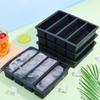 New 4 Grids Ice Cubes Long Strip Square Whiskey Ice Tray Mold Non-toxic Durable Large Ice Mold Barware Home Kitchen Tools