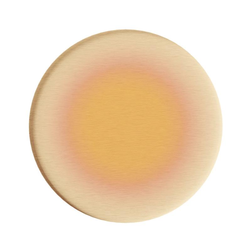 Round plaid hard diatom mud coffee tea coaster thermal insulation pad office non-slip absorbent pad