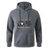 Autumn Long Sleeve Gray Black Teens Hooded Sweatshirt Hoodie Sportswear