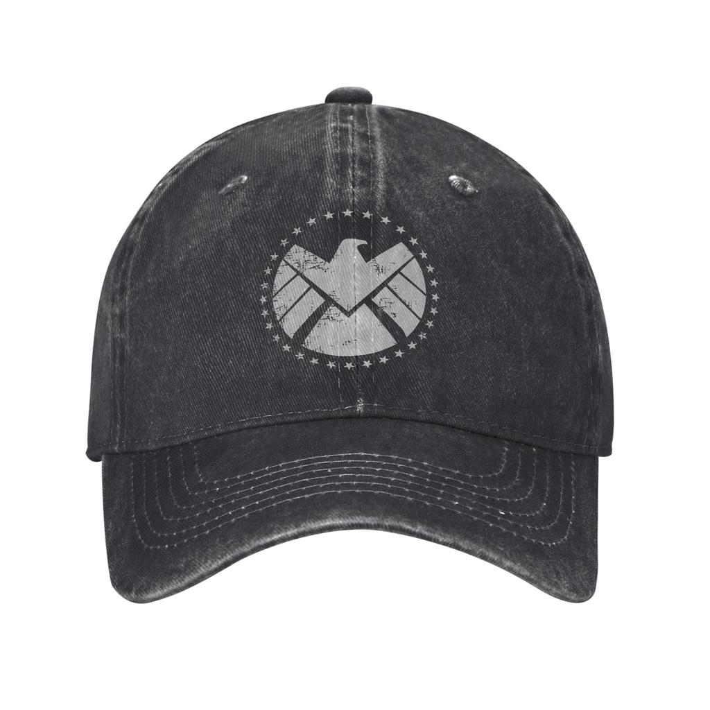 Unisex Baseball Hats Shield agent training Washed Denim Summer Sports Baseball Caps Hip Hop Cap Casquette
