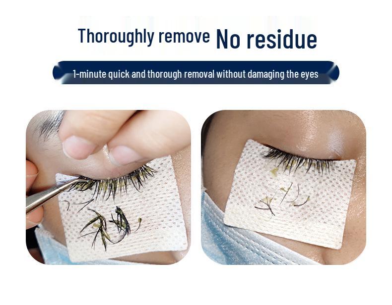 Lemon-Scented Eyelash Glue Remover Cream: Mild, Non-Irritating, Works In 1 Minute, 10g