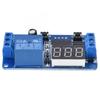12V Time Control Switch Intermittent Infinite MCU Cycle Timing Relay Module with LED Display