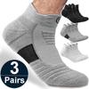 3 Pairs Anti-slip Football Socks Men Women Cotton Sock Short Long Tube Soccer Basketball Sport Socks Breathable Deodorous Socks