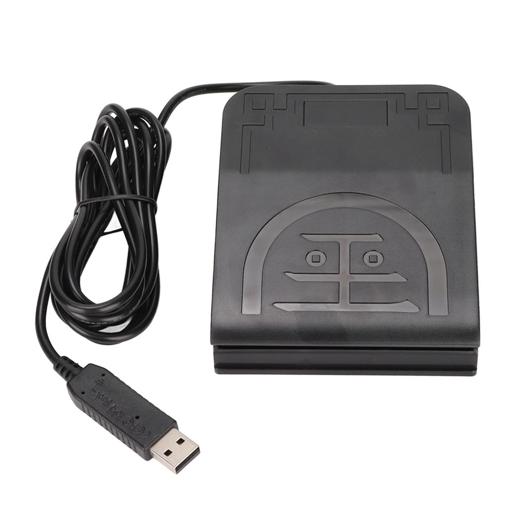 USB Foot Switch Pedal MIDI Controller Ergonomic Design Single Foot Switch Pedal for Instrument Photobooth Zooming