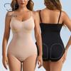 Seamless Bodyshaper Women Bodysuit Open Crotch Shapewear Postpartum Tummy Control Shapewear Slimming Underwear Jumpsuit