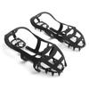 Crampons 18 Teeth Antislip Strong Grip Drop Resistant Ice Cleats for Outdoor Mountaineering Snowy Weather