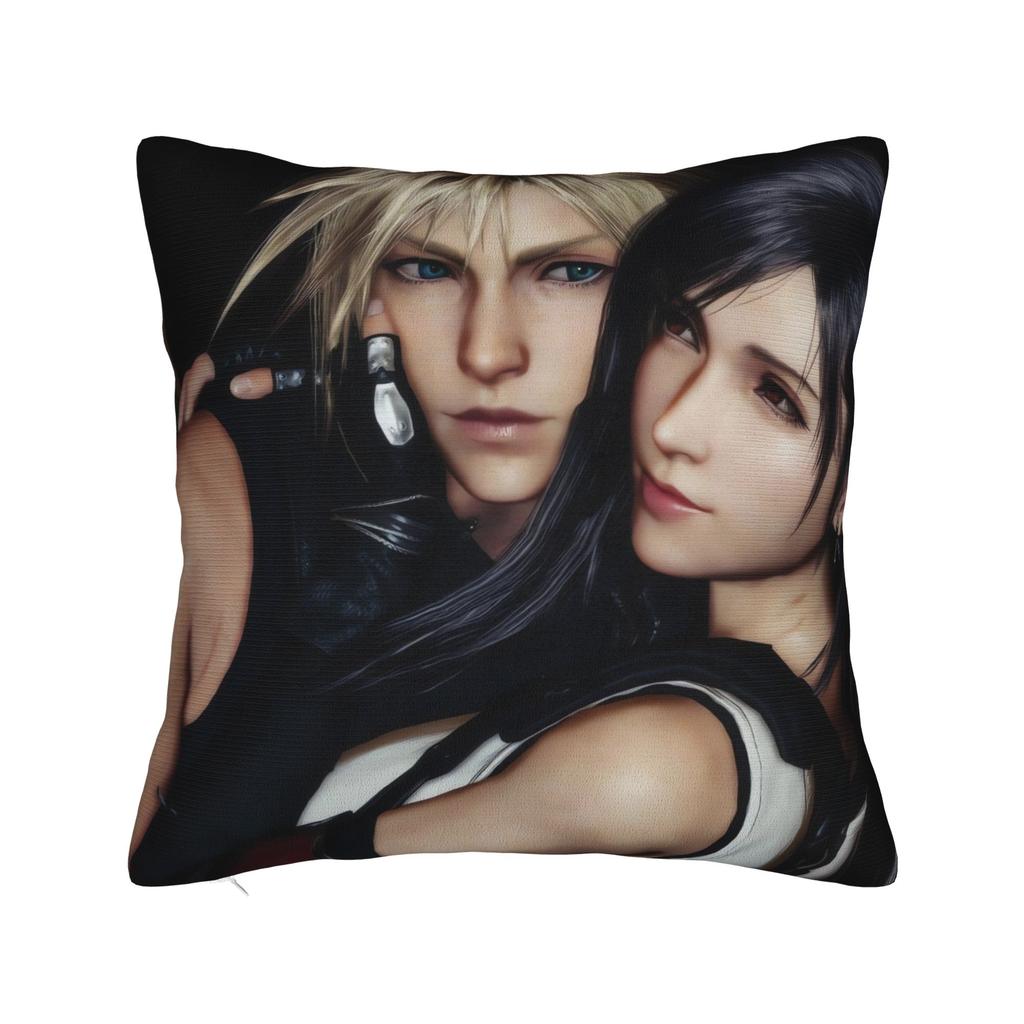 FF VII Pillowcases Cute Funny Pillow Case For Sofa Couch Bed Living Room Graphic Pillow Cover