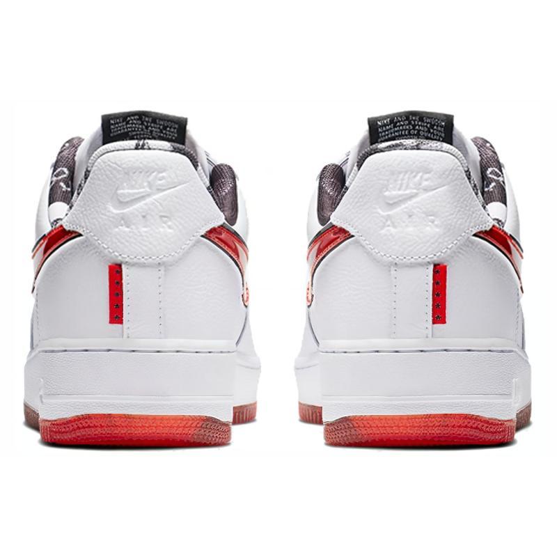 Nike Кроссовки Air Force 1 Low 07 LV8 Белые Красные CJ2826-178