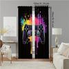 2Pcs Gamepad Print Window Curtains Colorful Game Controller Window Drapes For Living Room Bedroom Home Decor_ai14