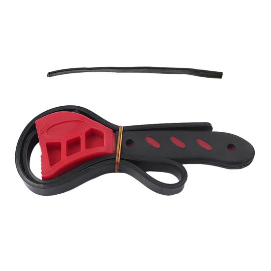 1/2 шт. Регулируемый ленточный ключ для масляного фильтра, сантехники, крана для раковины, инструмент для труднодоступных мест, эргономичная ручка, многоцелевой ленточный ключ, открывалка для бутылок