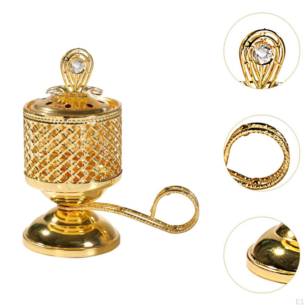 Традиционная арабская курильница для благовоний, железный держатель, креативное украшение для дома, курильница для благовоний