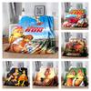 Chicken Run Cartoon Chicken Flannel Throw Blanket Soft Warm Sofa Bed Cover Farm Movie Decor Nap Blanket Gift For Cartoon Fans