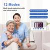 12 режимов низкочастотного терапевтического устройства, устройство мышечной стимуляции, электронный импульсный массажер