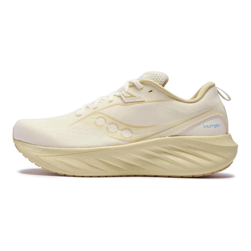 SAUCONY Triumph 22 Удобные Универсальные Флагманские Гибкие Зимние Дышащие Кроссовки для Бега с Низким Верхом Унисекс кроссовки Бежевый S20964-601