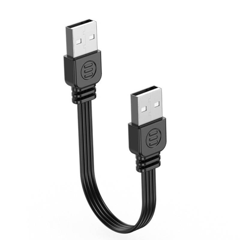 Кабель-адаптер-конвертер USB 2.0 на USB 2.0, длина 5-100 см, поддержка быстрой зарядки 2А и передачи данных 480 Мбит/с