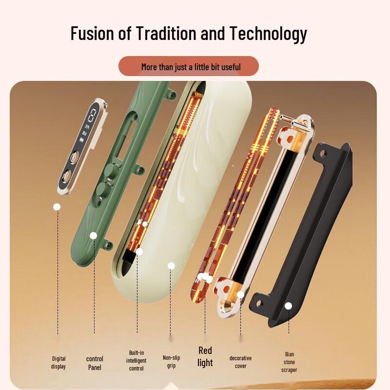 Портативный массажный прибор Гуа Ша из Бяньши