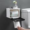 Toilet Paper Roll Holder Wall Mounted Paper Towel Holder Bathroom Tissue Box Storage Rack Waterproof Shelf Bathroom Accessories