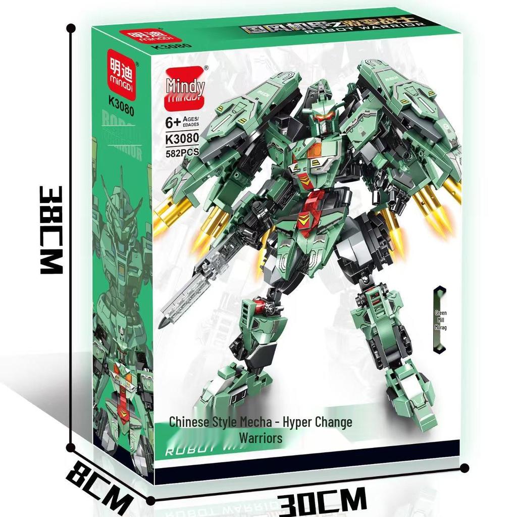 Китайский игрушечный конструктор Меха: Военная модель для мальчиков и девочек – Образовательный набор для сборки военной машины