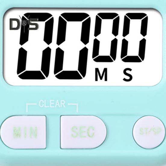 Kitchen Baking Timer Large Screen Button Control with Strong Magnetic Stand Loud Alarm Countdown Stopwatch