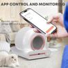 Tonepie Smart Cat Litter Box Автоматическая самоочистка Wi-Fi App Control Лоток для туалета для домашних животных Ионный дезодорант 65 л Многоязычный