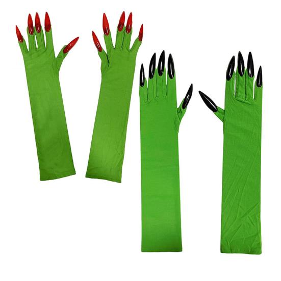 Длинные перчатки-когти для пальцев Женские перчатки-лапы с длинными ногтями Хэллоуин Ведьма Деном Косплей Костюм для ролевых игр Сценическое выступление