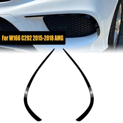 W166 передний бампер, спойлер, наклейка, наклейка для Mercedes Benz GLE-Class C292 GLE43 GLE63 AMG 2015-2018 автомобиля