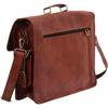 Vintage Leather Laptop Bag for Men Full Grain Large Leather Messenger Bag for Men with Rustic Look Best Leather Briefcase